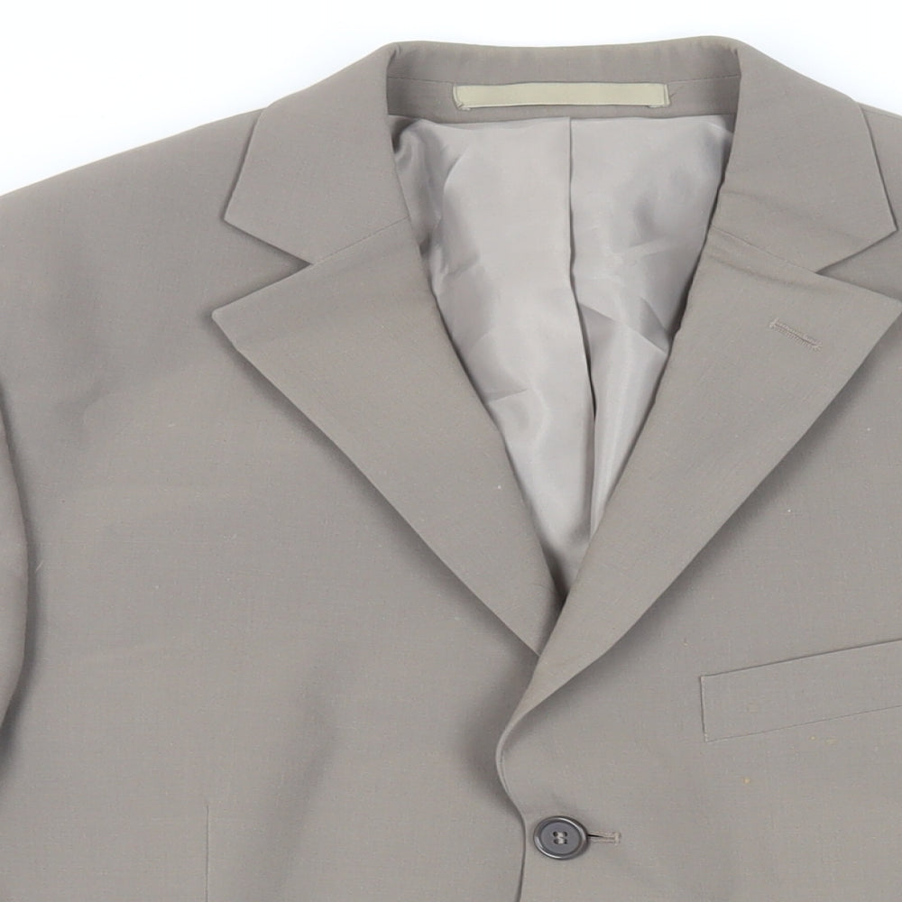 Mens UK Size 40 Marks and Spencer Regular Beige Suit Jacket
