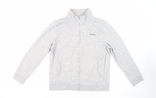 Womens UK Size 14 LA Gear Grey Full Zip Sweatshirt