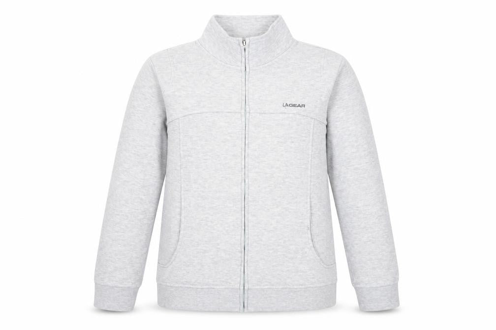 Womens UK Size 14 LA Gear Grey Full Zip Sweatshirt
