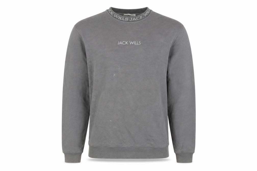 Mens UK Size S Jack Wills Grey Pullover Sweatshirt