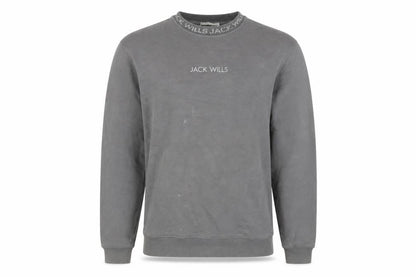 Mens UK Size S Jack Wills Grey Pullover Sweatshirt