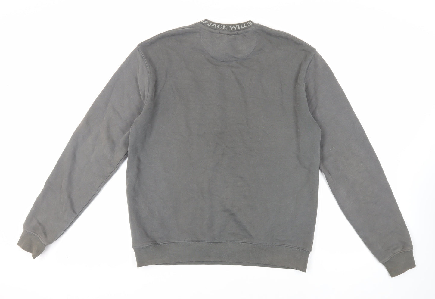 Mens UK Size S Jack Wills Grey Pullover Sweatshirt