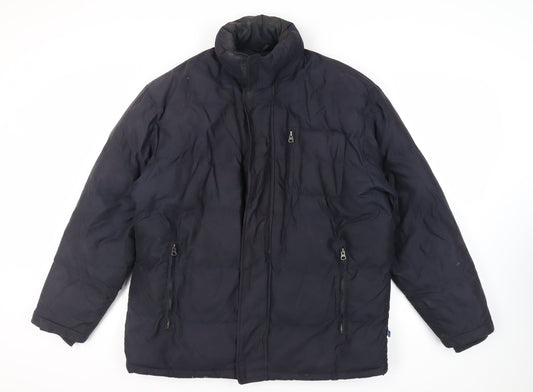 Mens UK Size XL Ocean Bay Black Puffer Jacket