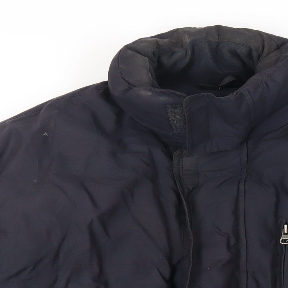 Mens UK Size XL Ocean Bay Black Puffer Jacket