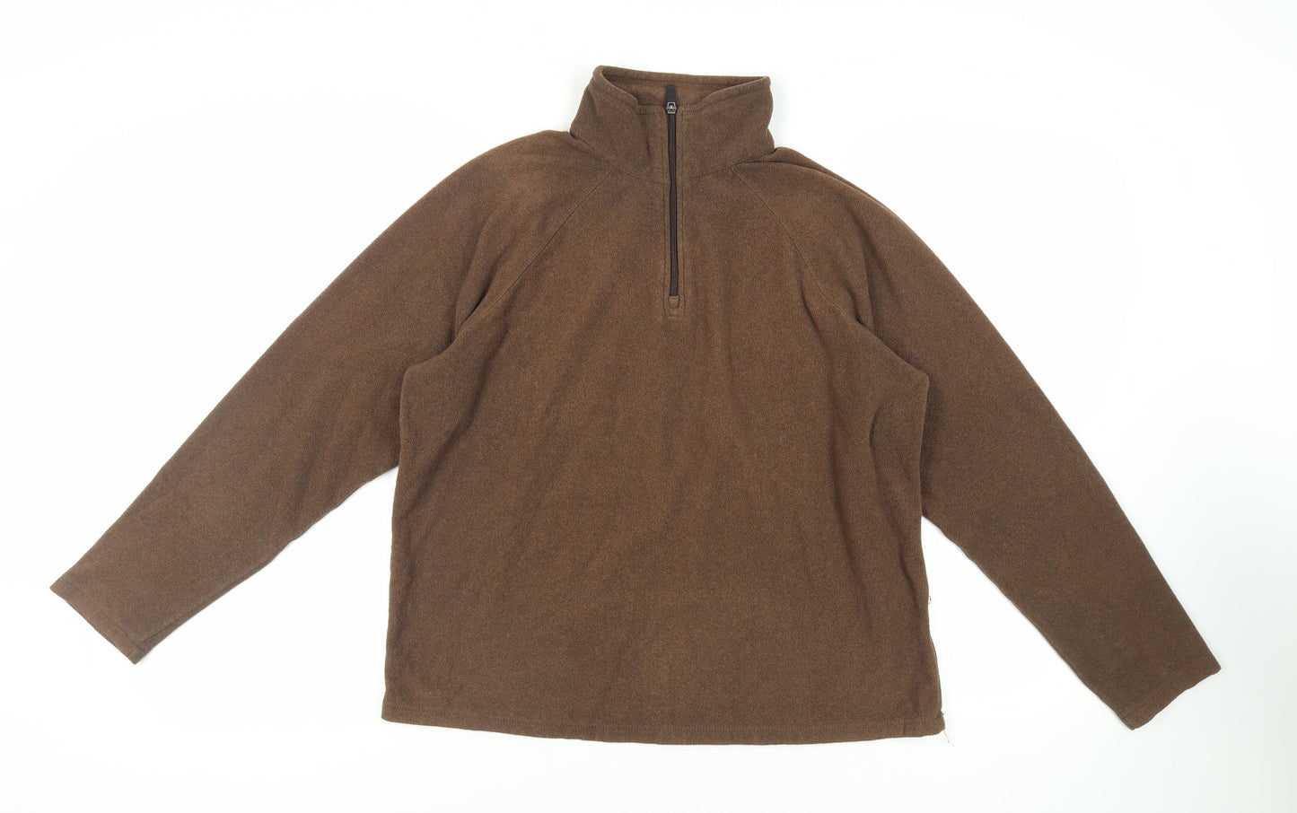 Mens UK Size M Lands' End Brown Pullover Sweatshirt