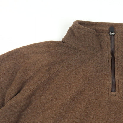 Mens UK Size M Lands' End Brown Pullover Sweatshirt