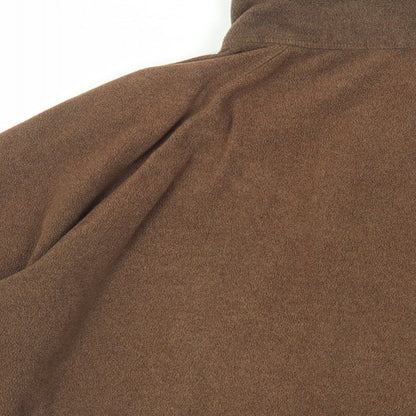 Mens UK Size M Lands' End Brown Pullover Sweatshirt