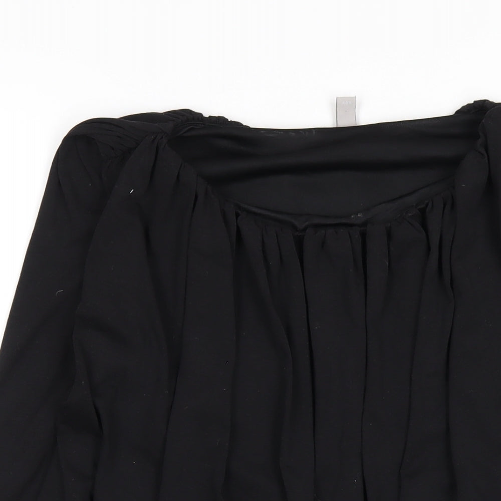 Womens UK Size S H&M Black Basic Tank