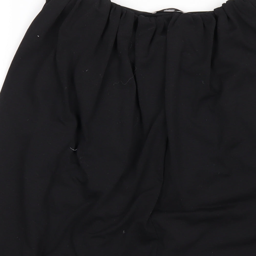 Womens UK Size S H&M Black Basic Tank