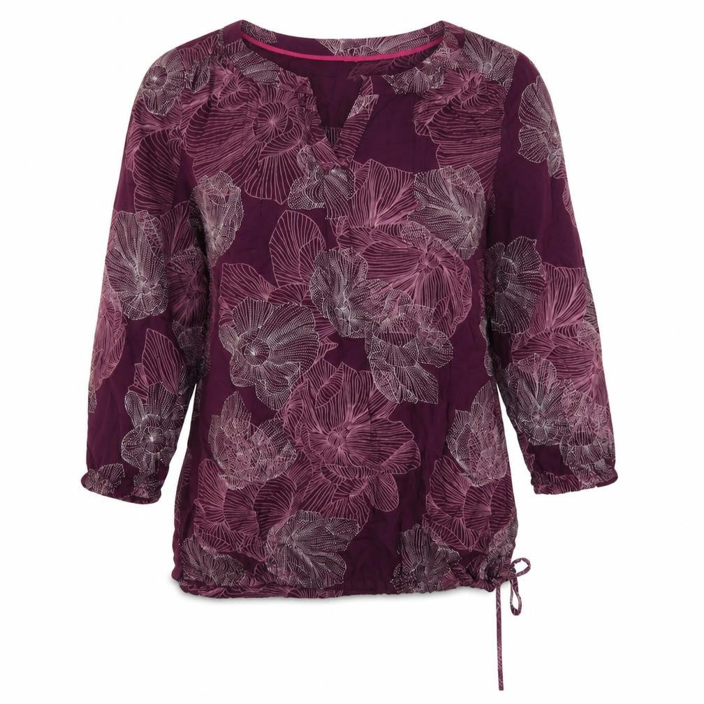 Womens UK Size 10 Maine Purple Basic T-Shirt