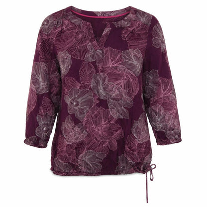 Womens UK Size 10 Maine Purple Basic T-Shirt