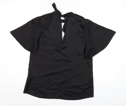 Womens UK Size 8 Friends Like These Black Basic T-Shirt