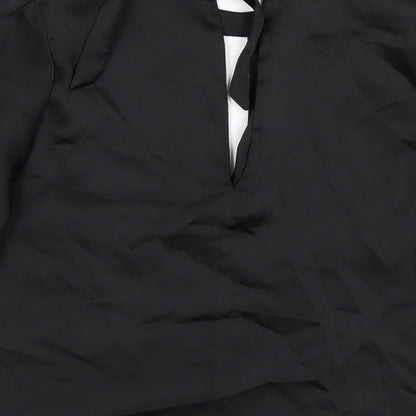 Womens UK Size 8 Friends Like These Black Basic T-Shirt
