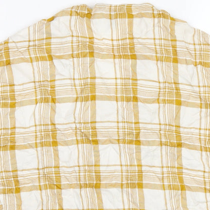 Womens UK Size 6 New Look Yellow Basic T-Shirt