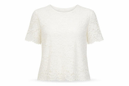 Womens UK Size 14 Debenhams Ivory Basic T-Shirt