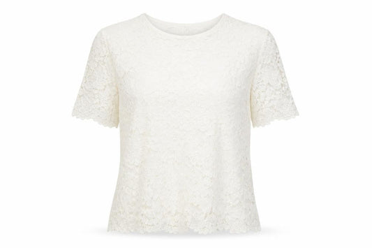 Womens UK Size 14 Debenhams Ivory Basic T-Shirt