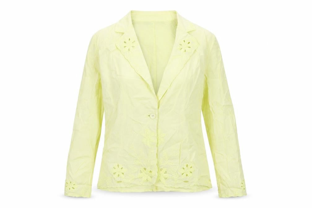 Womens UK Size 14 Per Una Yellow Jacket