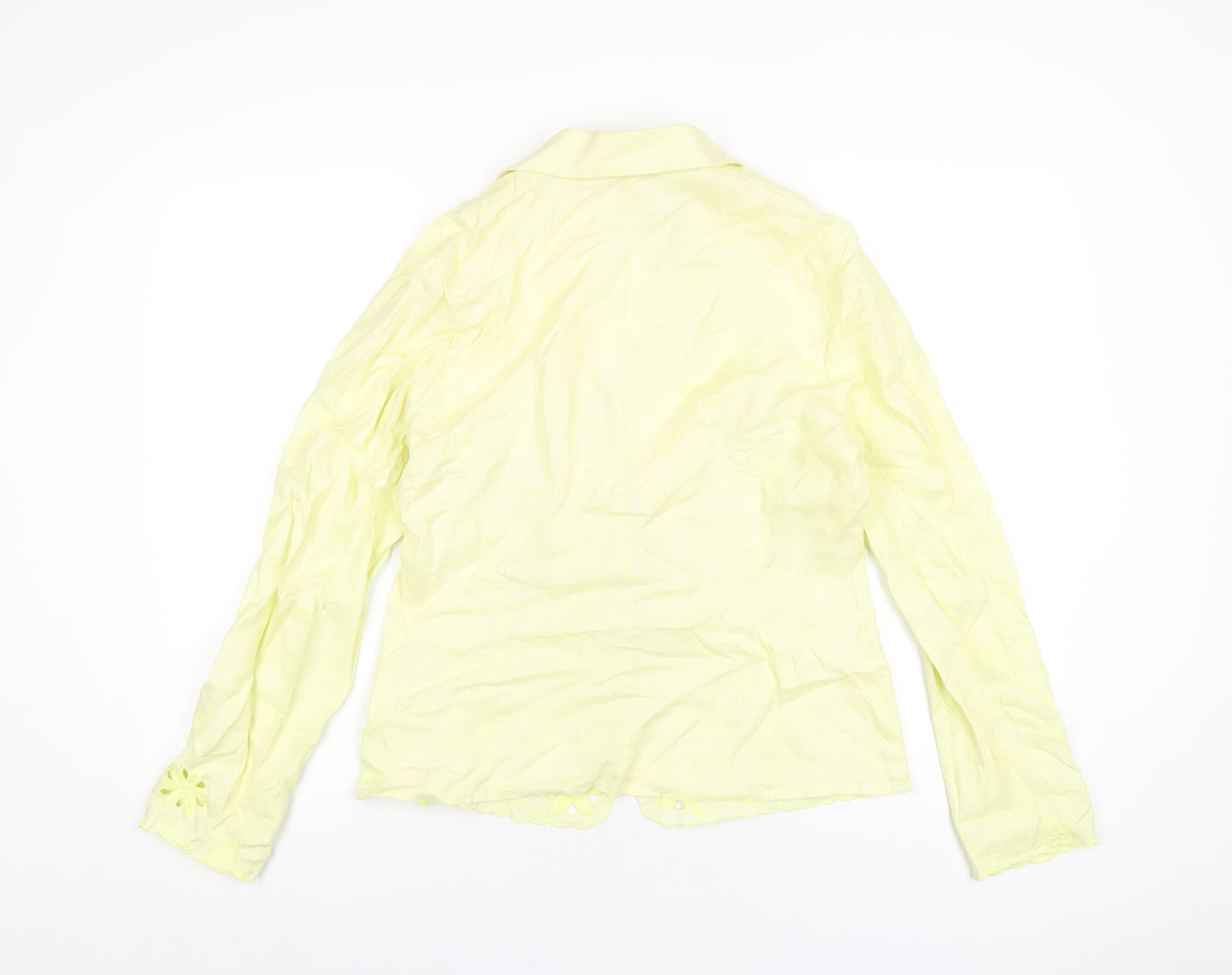 Womens UK Size 14 Per Una Yellow Jacket