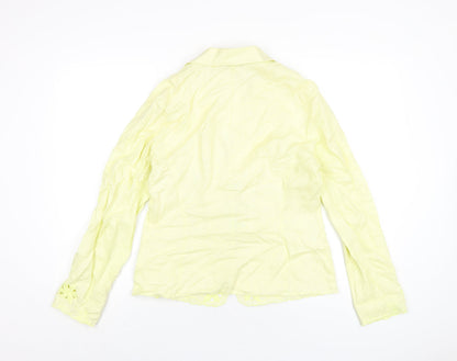 Womens UK Size 14 Per Una Yellow Jacket
