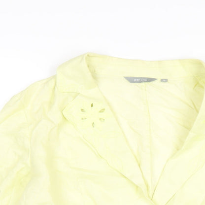 Womens UK Size 14 Per Una Yellow Jacket