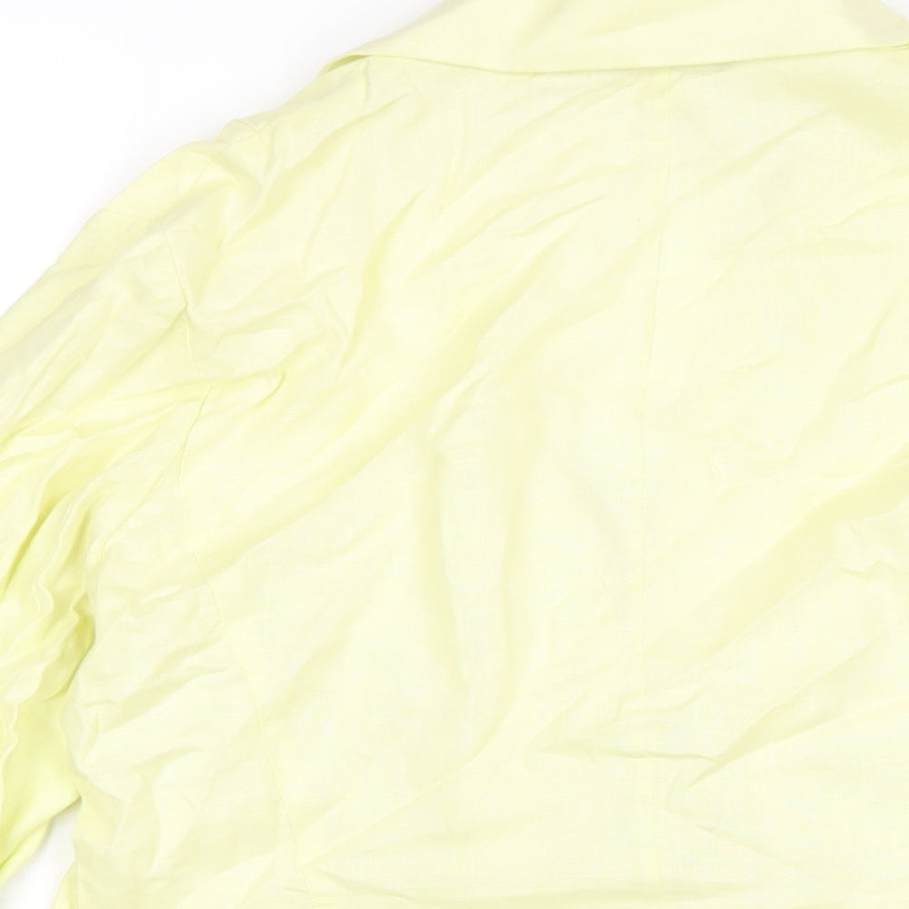 Womens UK Size 14 Per Una Yellow Jacket