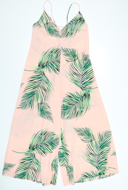 Womens UK Size 10 ASOS One-Piece Pink Jumpsuit