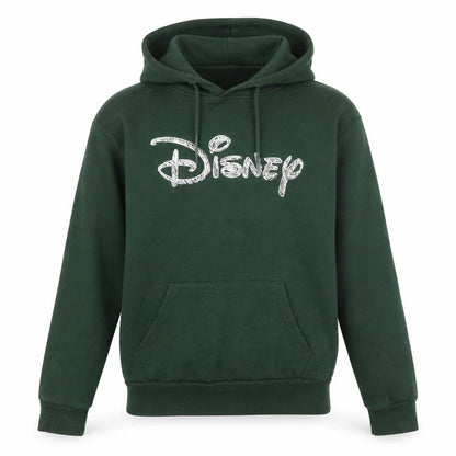Womens UK Size S Disney Green Pullover Hoodie