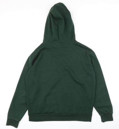 Womens UK Size S Disney Green Pullover Hoodie