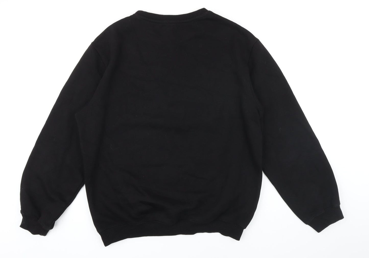 H&M Womens Black Polyester Pullover Sweatshirt Size M
