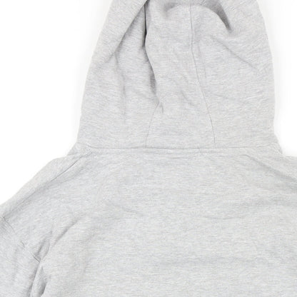 Sketchers Boys Grey Polycotton Pullover Hoodie Size 12-13 Years Zip