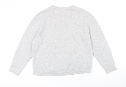 H&M` Womens Green Polycotton Pullover Sweatshirt One Size