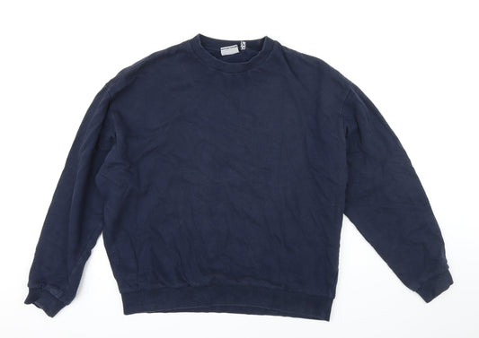 Mens UK Size S ASOS Blue Pullover Sweatshirt