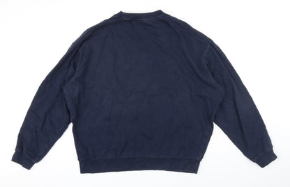 Mens UK Size S ASOS Blue Pullover Sweatshirt