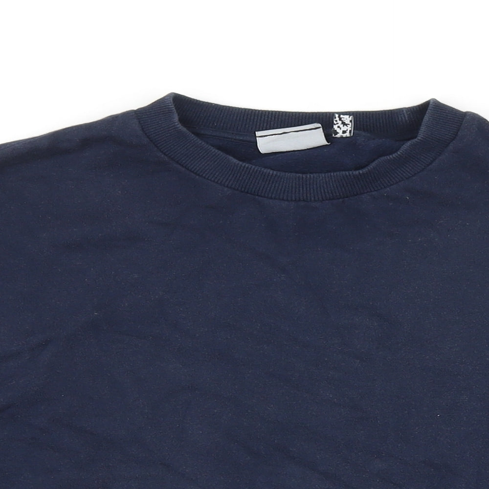 Mens UK Size S ASOS Blue Pullover Sweatshirt