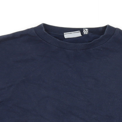 Mens UK Size S ASOS Blue Pullover Sweatshirt