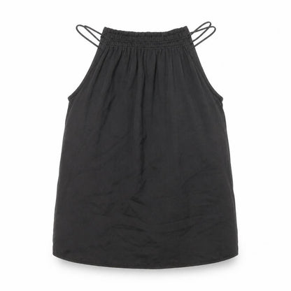 Marks & Spencer Womens Black Polyester Camisole Blouse Size 6 Square Neck