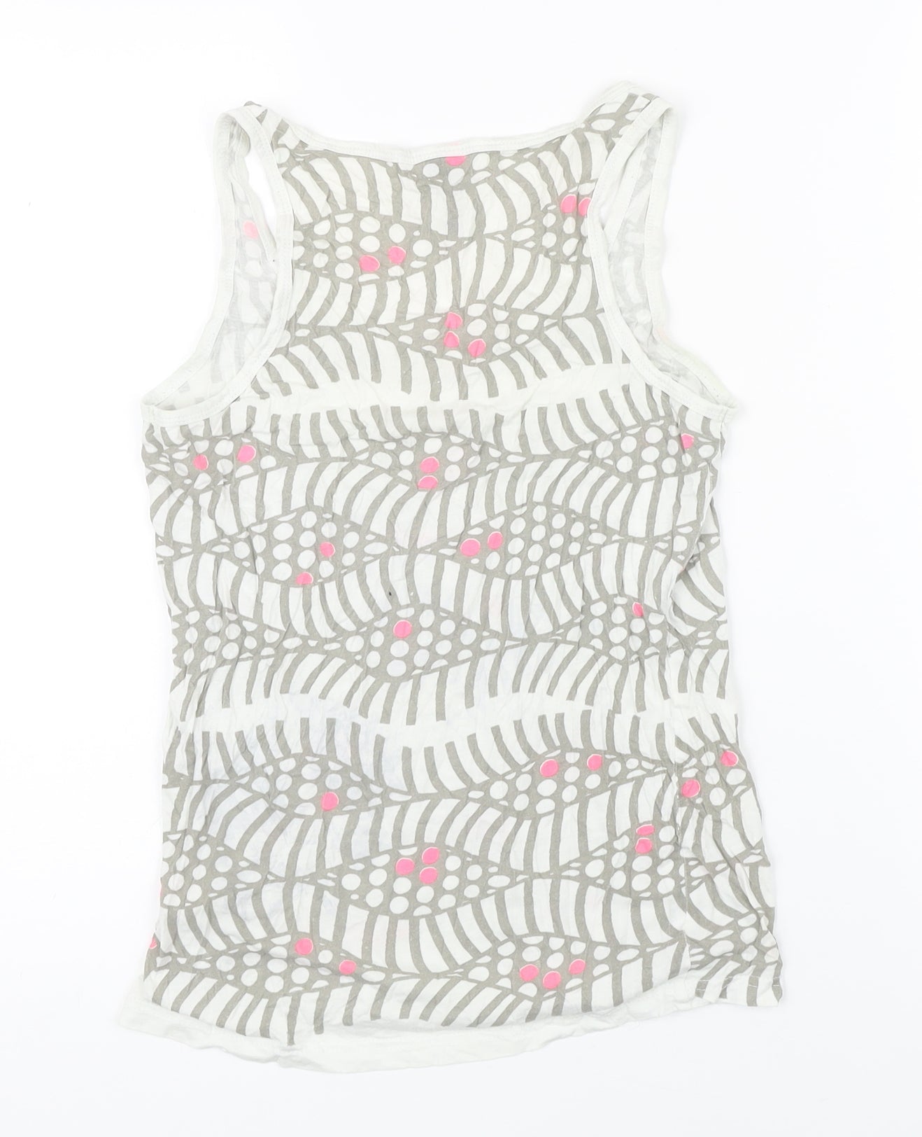 Womens UK Size 10 Top Shop Multicoloured Basic Tank