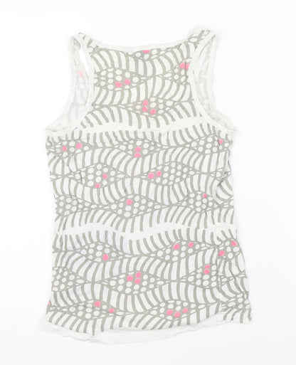 Womens UK Size 10 Top Shop Multicoloured Basic Tank