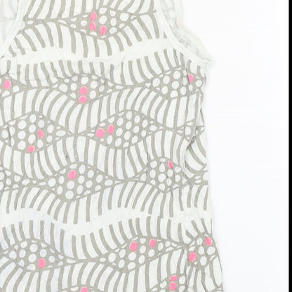 Womens UK Size 10 Top Shop Multicoloured Basic Tank