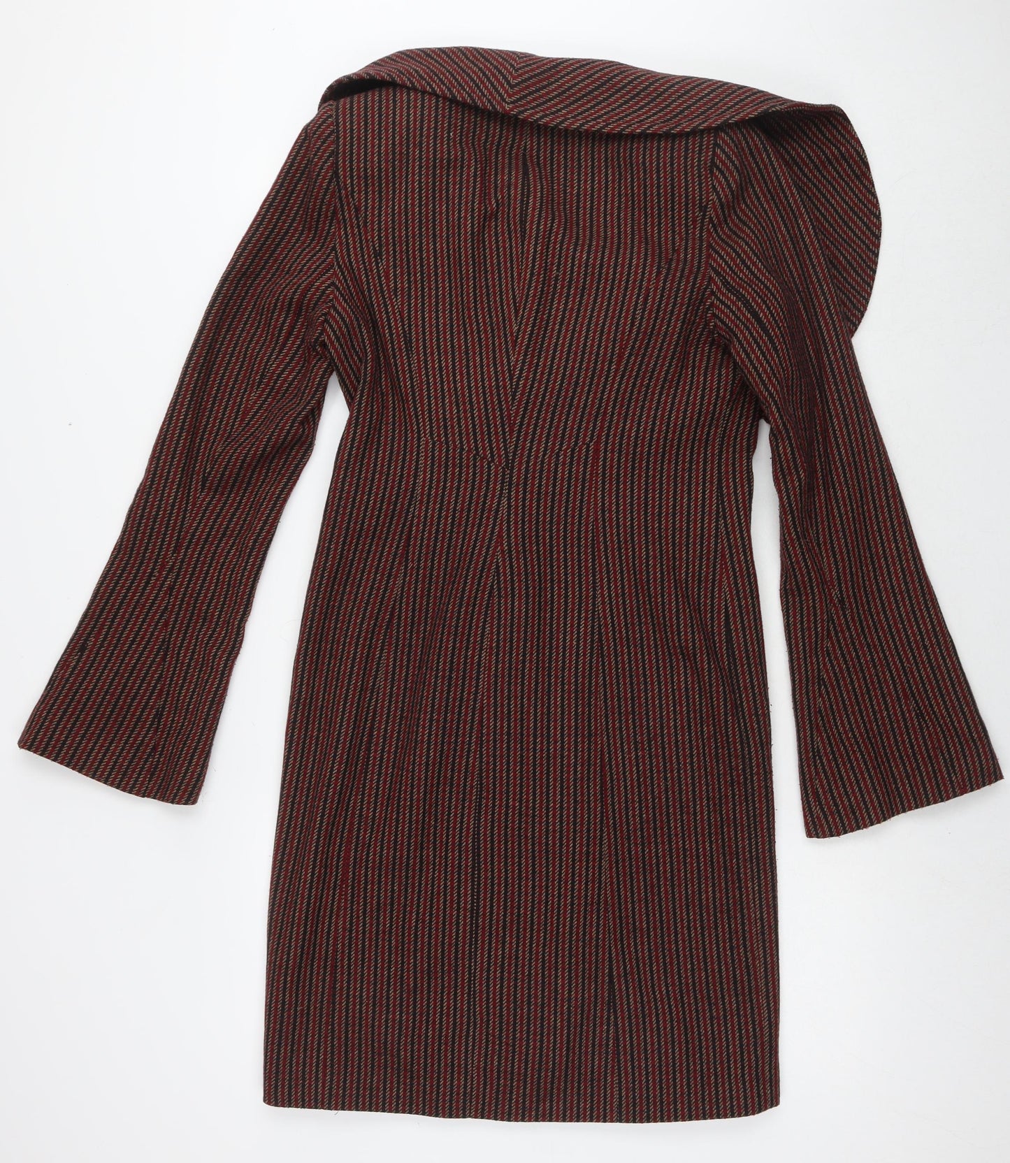 Womens UK Size 10 Topshop Red Overcoat