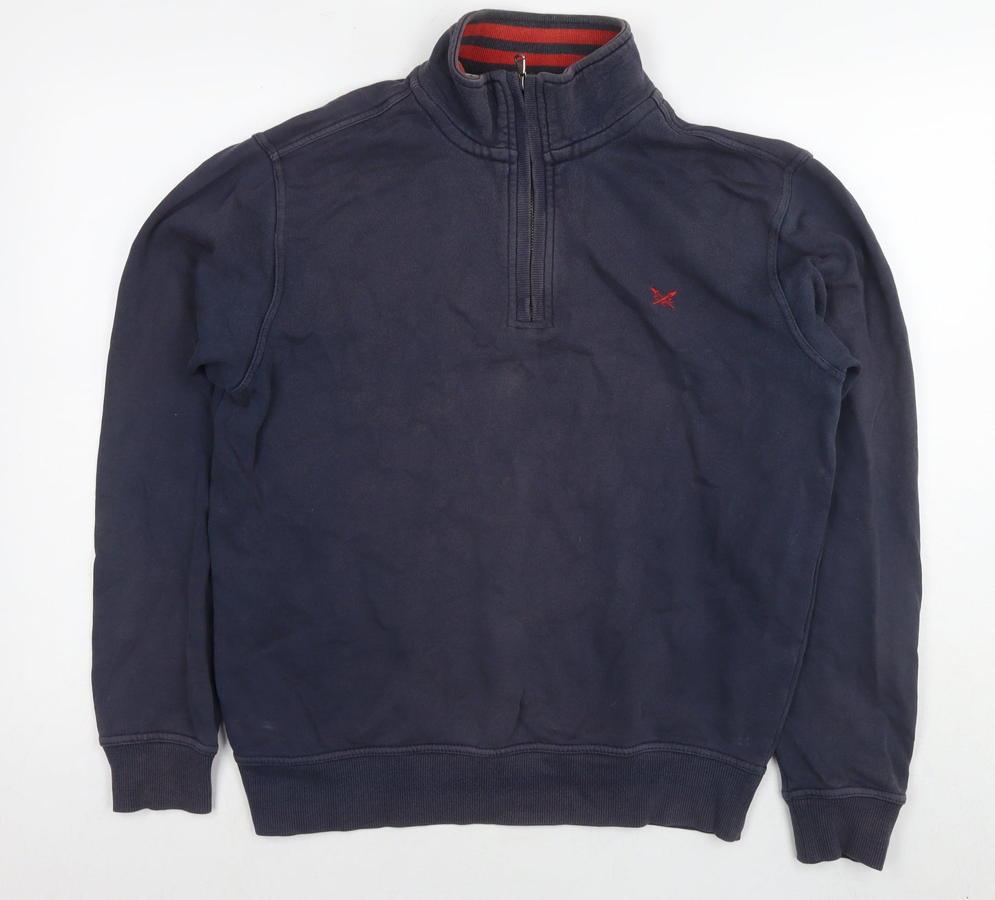 Mens UK Size M Crew Clothing Blue Pullover Sweatshirt