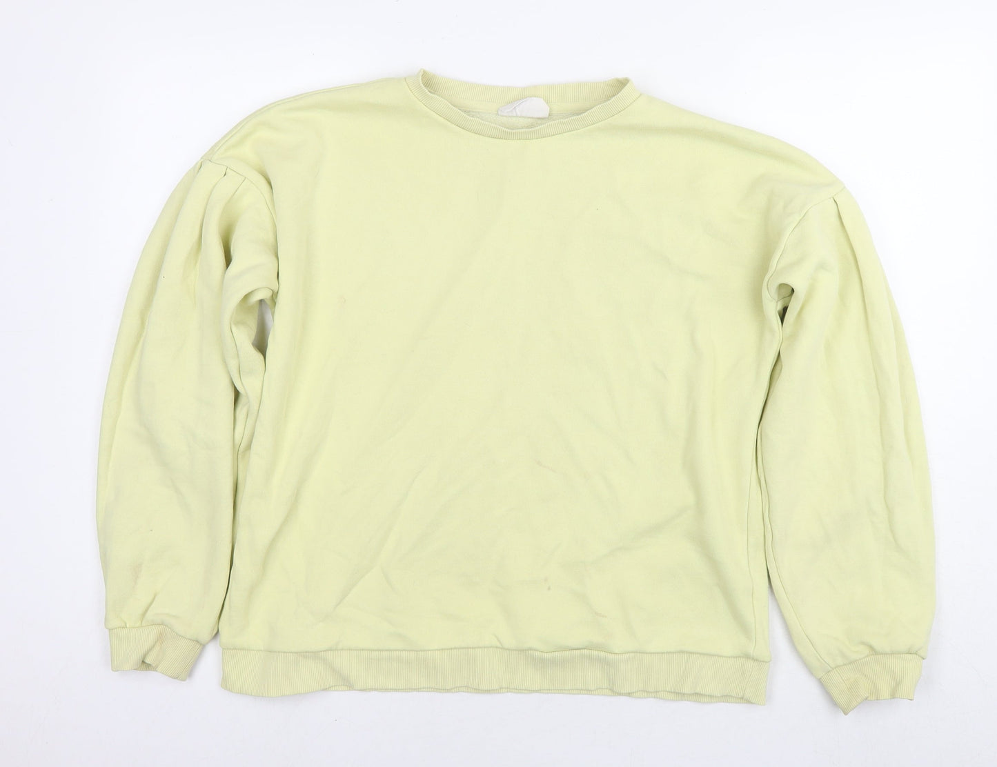 Chelsea Peers Womens Yellow Cotton Pullover Sweatshirt Size M Pullover