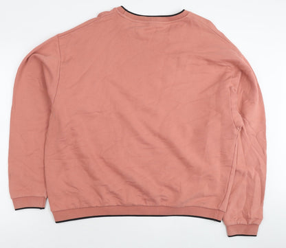 Heart & Dagger Womens Beige Cotton Pullover Sweatshirt Size L Pullover