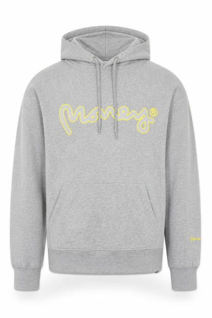Mens UK Size M Money Grey Pullover Hoodie