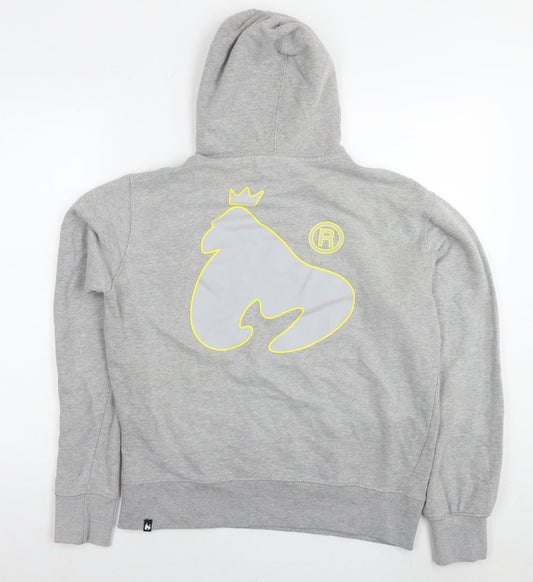 Mens UK Size M Money Grey Pullover Hoodie