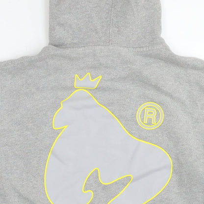 Mens UK Size M Money Grey Pullover Hoodie
