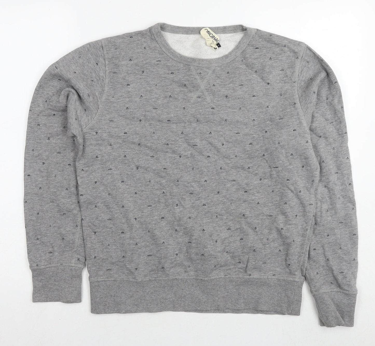 Womens UK Size S Jack Wills Grey Pullover Sweatshirt
