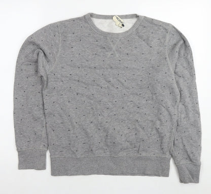 Womens UK Size S Jack Wills Grey Pullover Sweatshirt