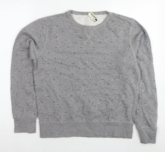 Womens UK Size S Jack Wills Grey Pullover Sweatshirt