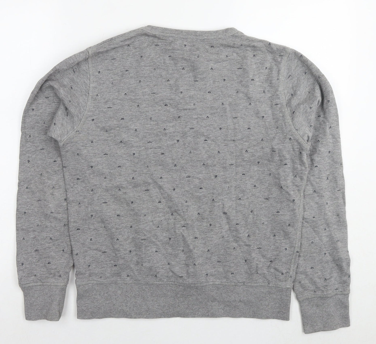 Womens UK Size S Jack Wills Grey Pullover Sweatshirt